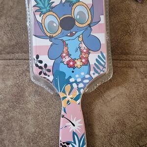 Disney Stitch Kids Hairbrush - Blue and Pink